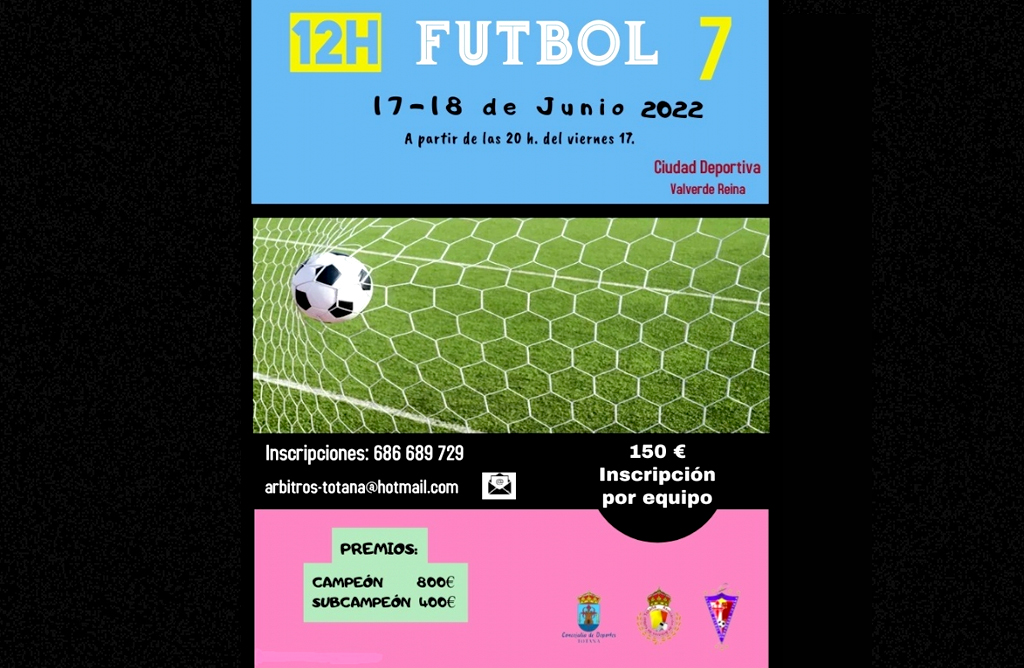 La Ciudad Deportiva acogerá las 12 Horas de Fútbol-7 los días 17 y 18 de junio